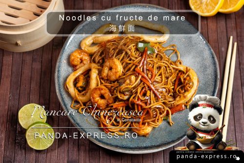 NOODLES CU FRUCTE DE MARE 350g