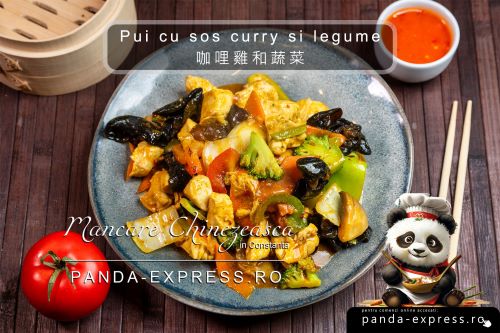 PUI CU SOS CURRY SI LEGUME 350g